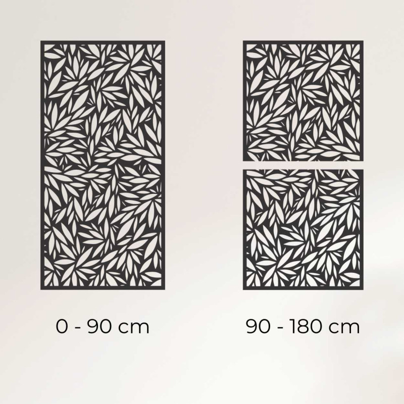 Dekoratív panel növényi motívummal - JERSER