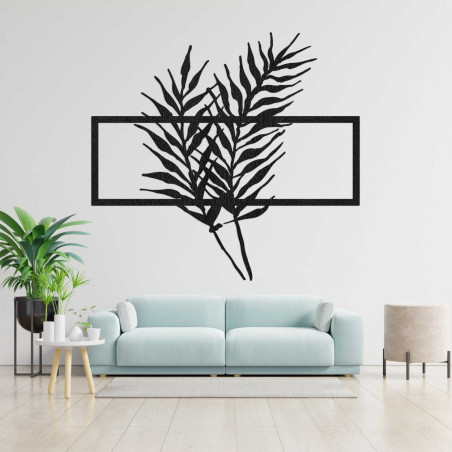 Fa kép minimalista levelekkel keretben - FERNS