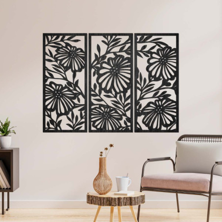 Kép hegyek és nap motívummal - minimalista stílus