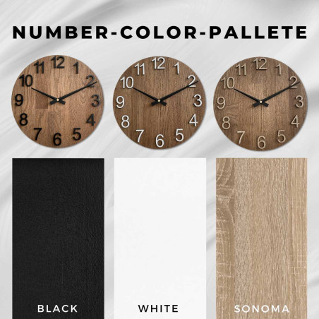 Elegáns faóra a nappaliba - TORGGENT