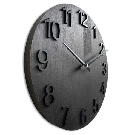 Kerek faóra egyszerű minimalista dizájnnal Kerek faóra egyszerű minimalista dizájnnal