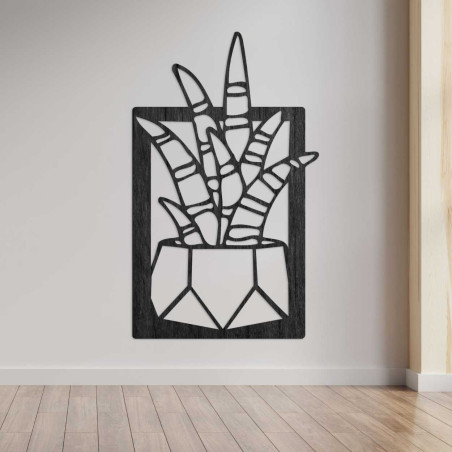 Modern, fából készült falióra egyszerű, minimalista dizájnnal. Modern, fából készült falióra egyszerű, minimalista dizájnnal.