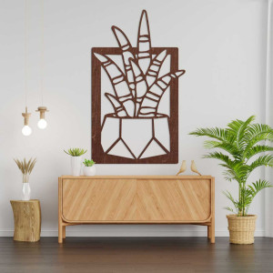 Kör alakú, fából készült falióra finom felületi textúrával.