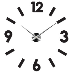 Öntapadós falióra plexiüvegből, modern dekoráció a nappaliba és az irodába