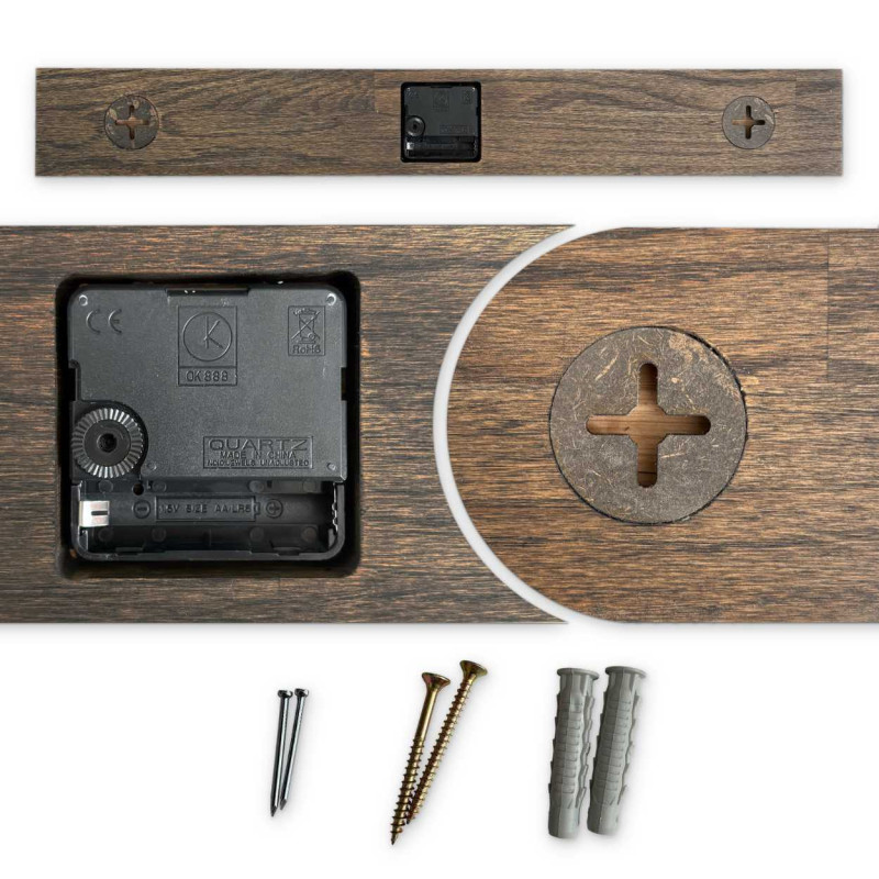 Stílusos tömörfa óra - KTGHIT