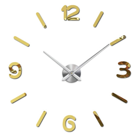 Stílusos plexiüvegből készült óra, csendes és könnyen felszerelhető bármilyen helyiségbe.