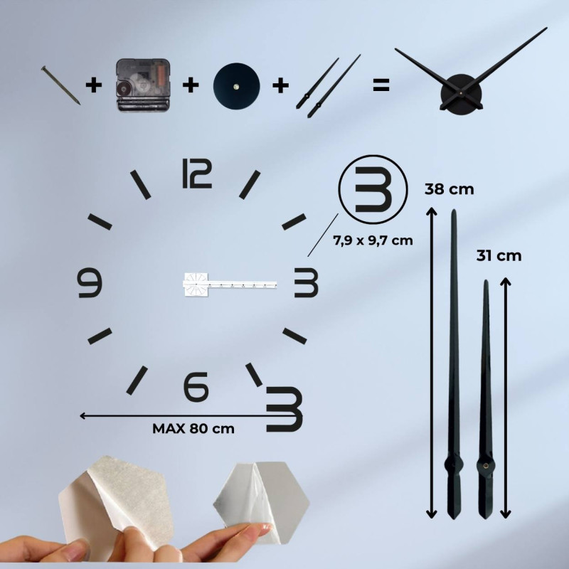 Öntapadós falióra - SONOMA