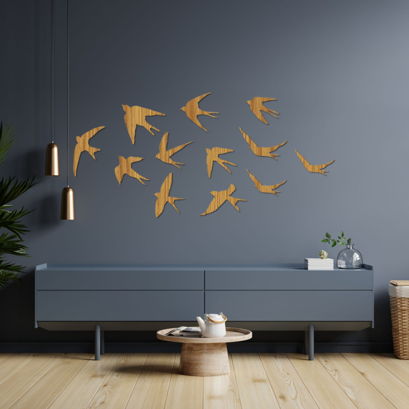 Repülő madarak fa dekorációi - FLOCK
