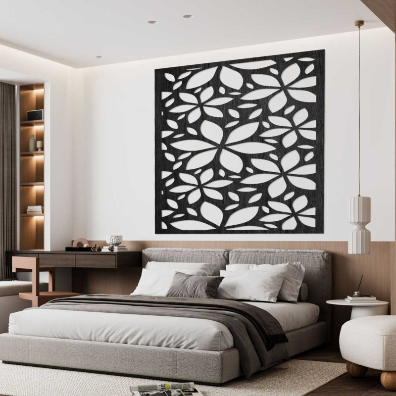 copy of Fából készült fali dekoráció virágok...