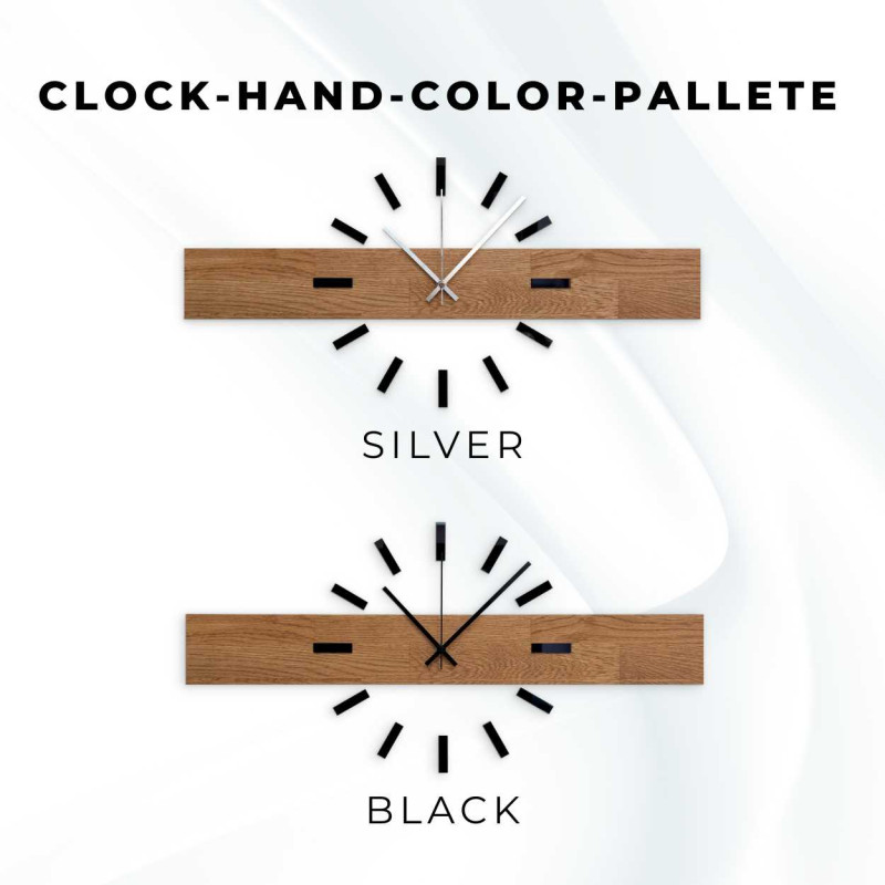 Egyszerű és olcsó faóra, mint univerzális fali dekoráció.