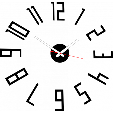 Modern műanyag falióra. Saját gyártású, X-momo Modern műanyag falióra. Saját gyártású, X-momo