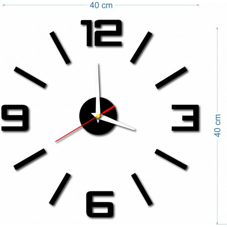 Műanyagból készült faliórák méretei. Divatos óra mint egy kép.