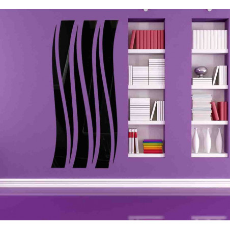 Modern dekoratív tükrök. Tükör és színes matricák a falon, 3d akrilfényű matricák Modern dekoratív tükrök. Tükör és színes matricák a falon, 3d akrilfényű matricák