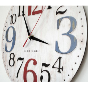 Fából készült óra kép ROSE . Fi 34 cm 2