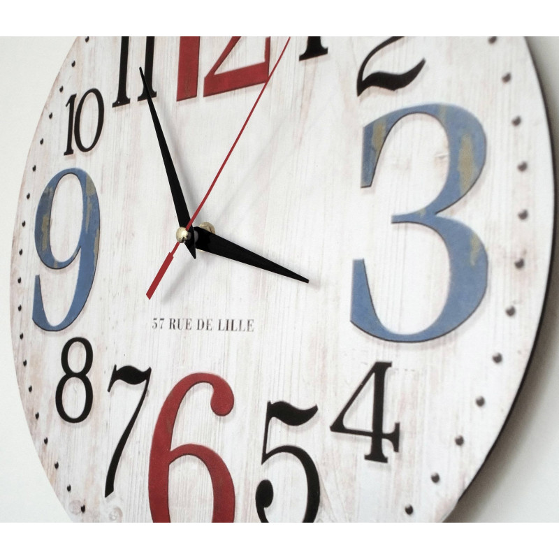 Fából készült óra kép ROSE . Fi 34 cm