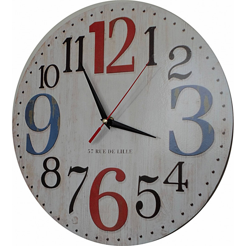 Fából készült óra kép ROSE . Fi 34 cm