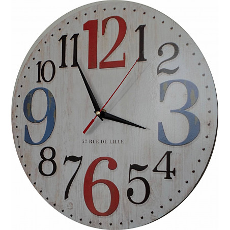 Fából készült óra kép ROSE . Fi 34 cm