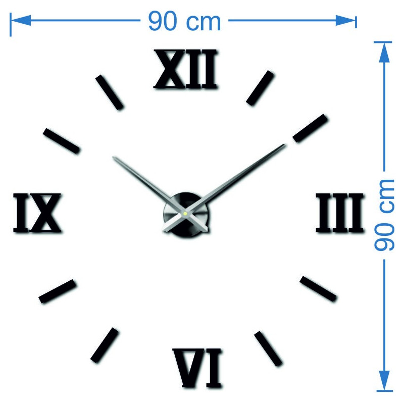Méretei fali matrica óra, desing falióra