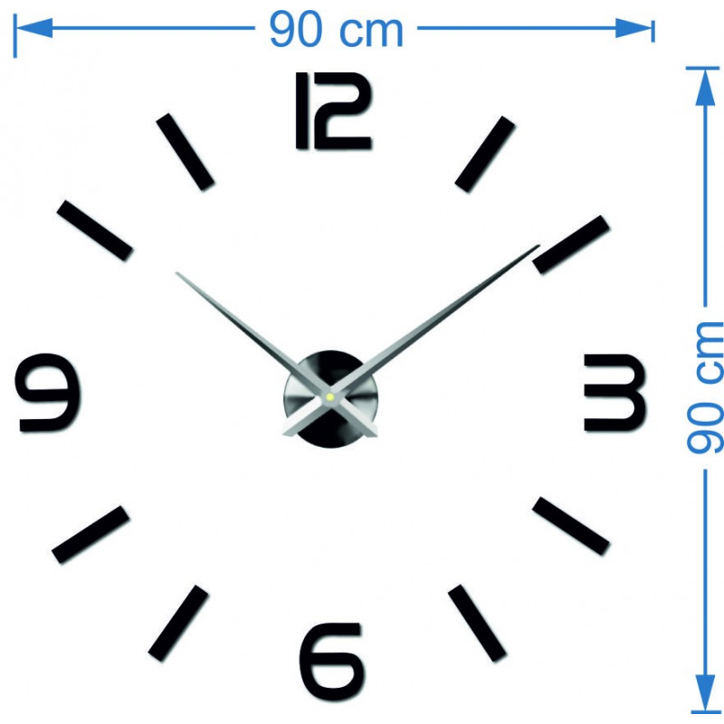 Méretei fali matrica óra, desing falióra