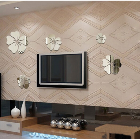 Dekoratív tükrök. Tükör falmatrica, képként vagy dekorációként, 3d akril matrica