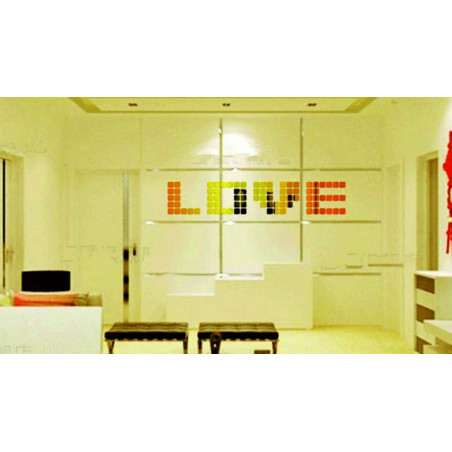 Dekoratív tükrök. Tükör falmatrica, képként vagy dekorációként, 3d akril matrica