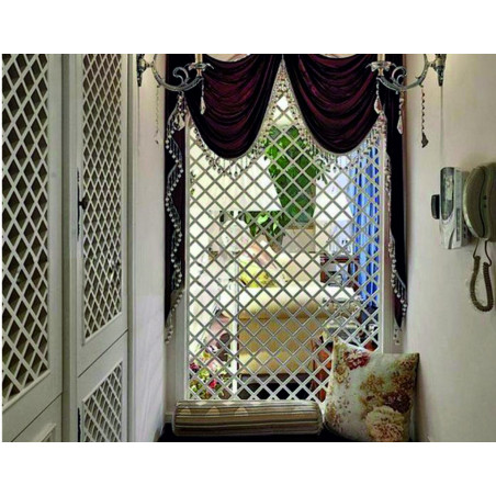 Dekoratív tükrök. Tükör falmatrica, képként vagy dekorációként, 3d akril matrica