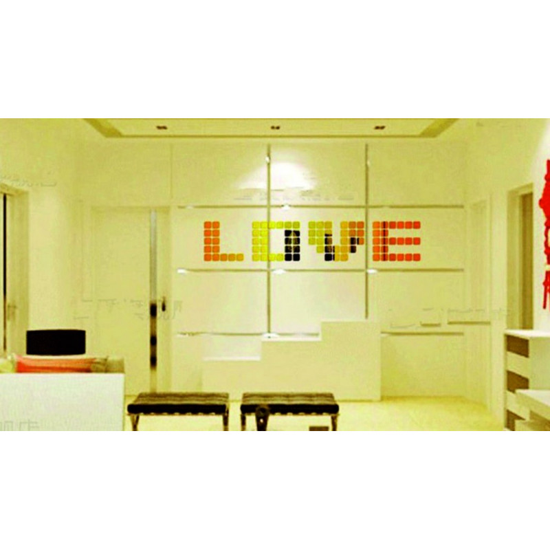 Dekoratív tükrök. Tükörmatricák falra, képként vagy dekorációként, 3D akril matrica