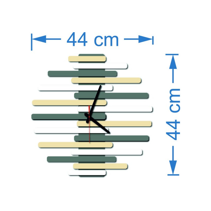 Műanyagból készült faliórák méretei. Divatos óra mint egy kép.