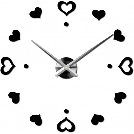 Öntapadós falióra, luxus óra stenten, műanyag óra