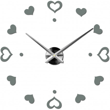 Öntapadós falióra, luxus óra stenten, műanyag óra