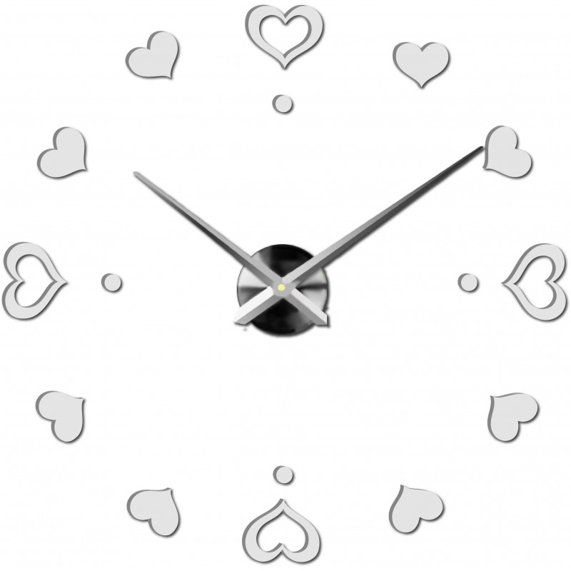 Öntapadós falióra, luxus óra stenten, műanyag óra