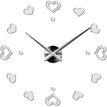 Öntapadós falióra, luxus óra stenten, műanyag óra