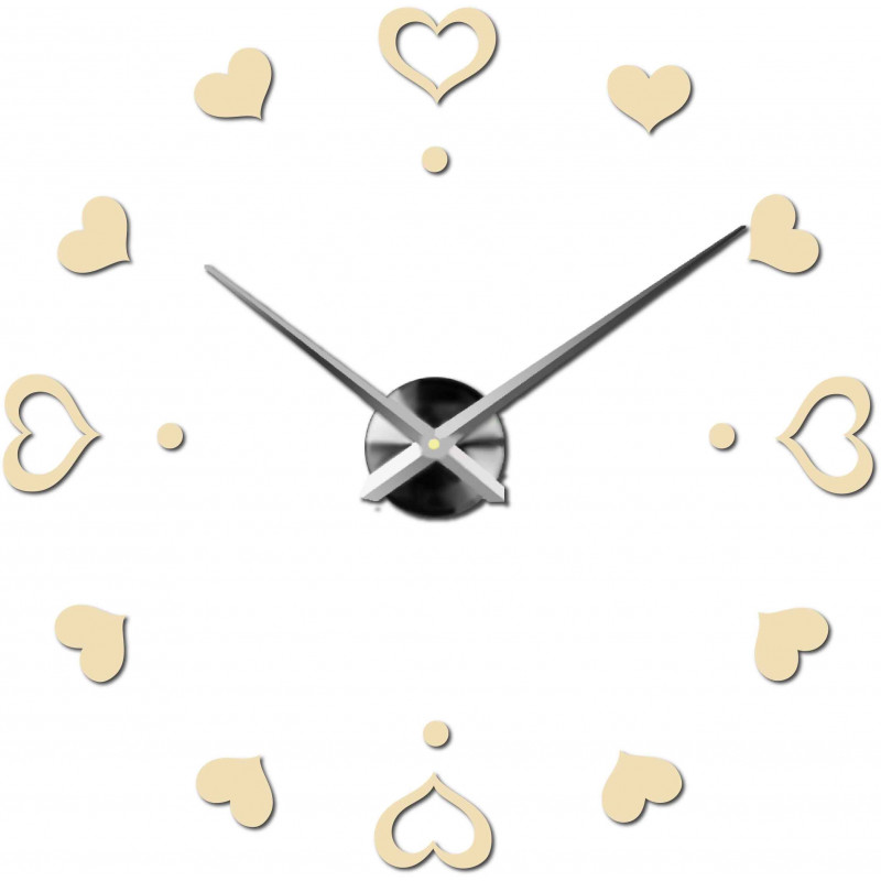 Öntapadós falióra, luxus óra stenten, műanyag óra