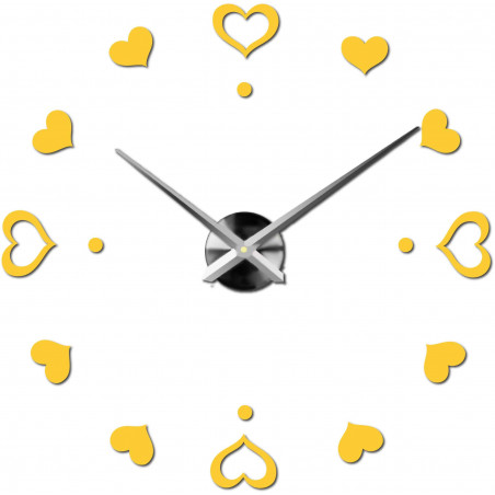 Öntapadós falióra, luxus óra stenten, műanyag óra