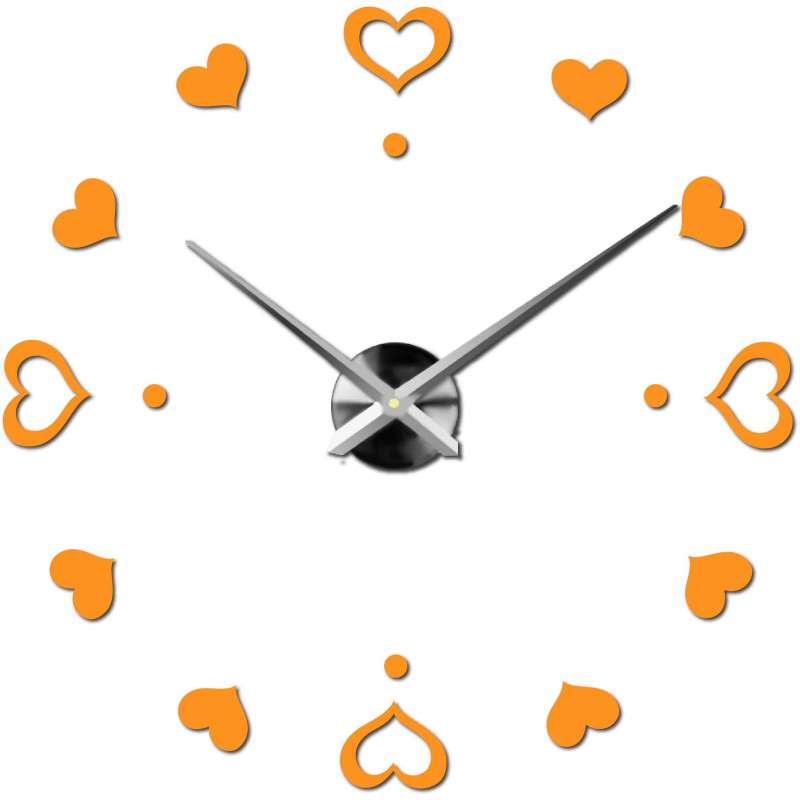 Öntapadós falióra, luxus óra stenten, műanyag óra