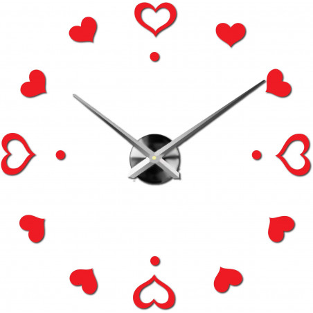 Öntapadós falióra, luxus óra stenten, műanyag óra