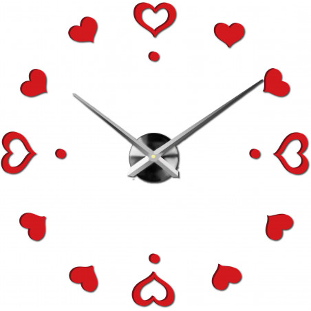 Öntapadós falióra, luxus óra stenten, műanyag óra