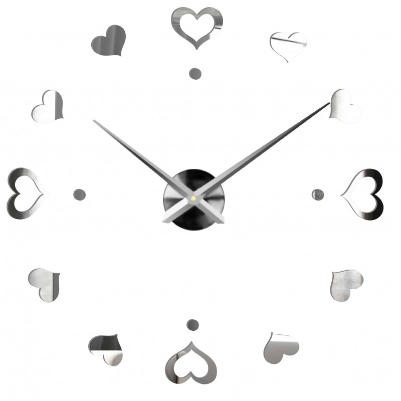 Öntapadós falióra, luxus óra stenten, műanyag óra