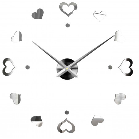 Öntapadós falióra, luxus óra stenten, műanyag óra