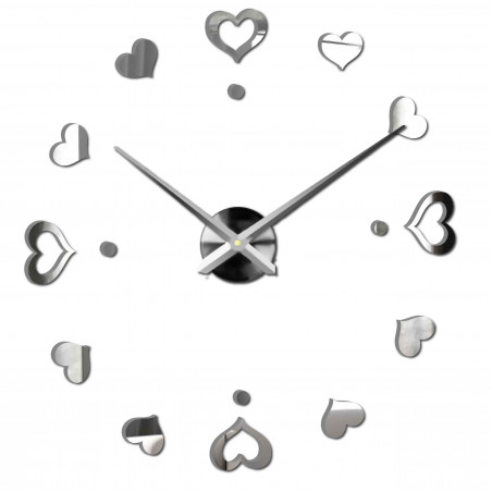 Öntapadós falióra, luxus óra stenten, műanyag óra