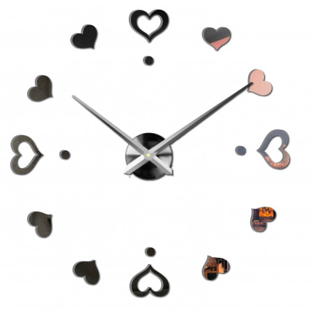 Öntapadós falióra, luxus óra stenten, műanyag óra