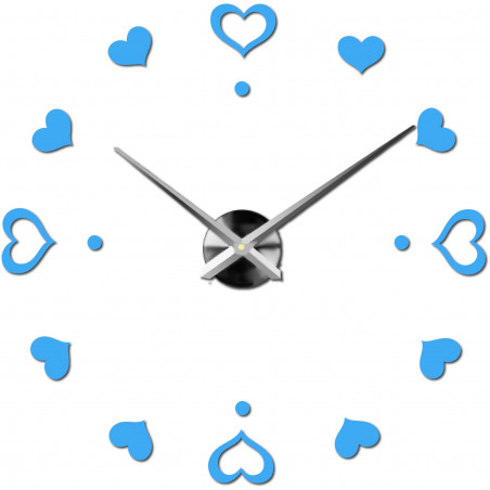 Öntapadós falióra, luxus óra stenten, műanyag óra