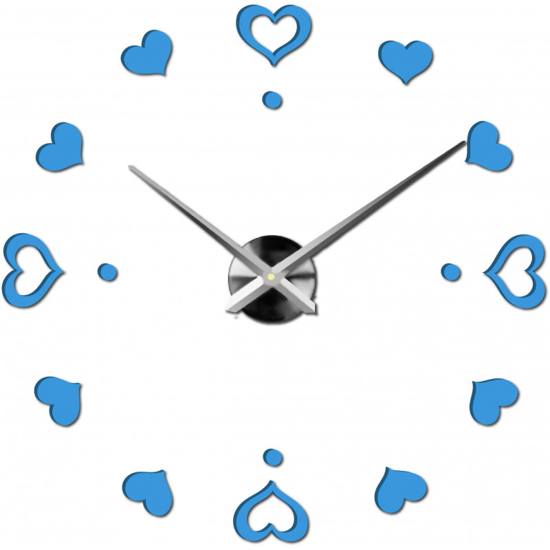 Öntapadós falióra, luxus óra stenten, műanyag óra