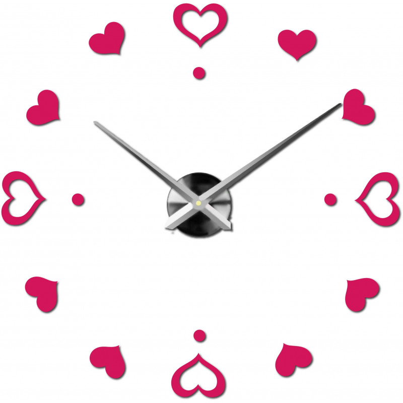 Öntapadós falióra, luxus óra stenten, műanyag óra