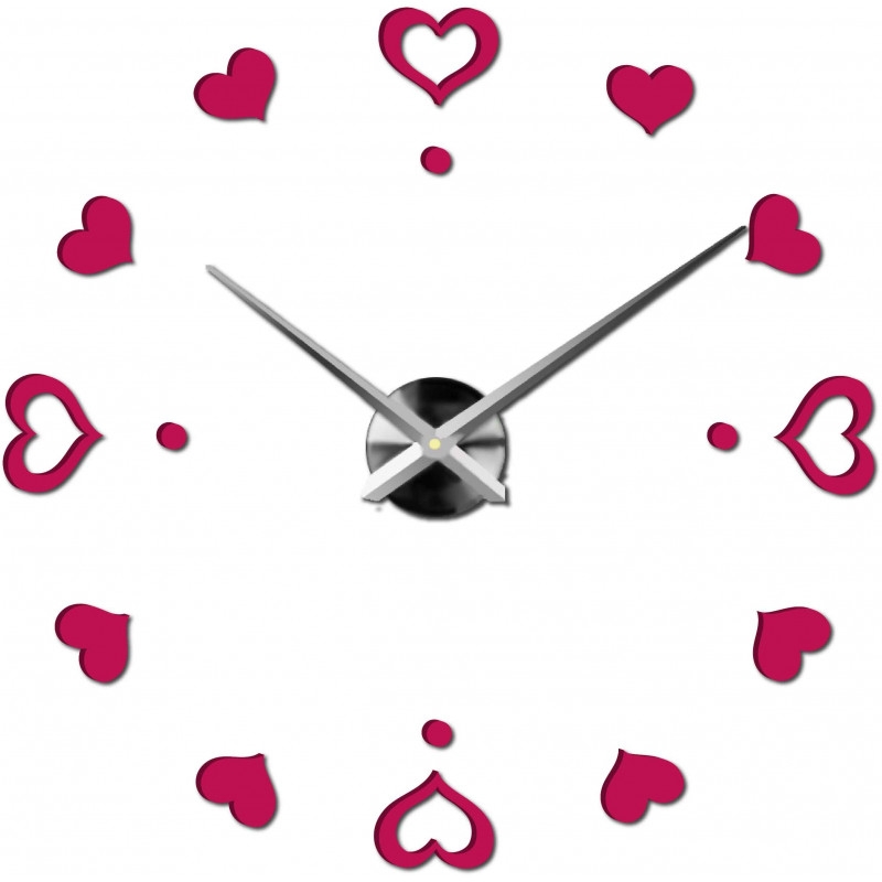 Öntapadós falióra, luxus óra stenten, műanyag óra