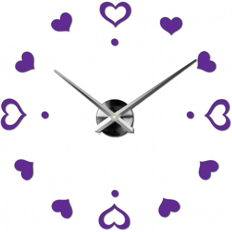 Öntapadós falióra, luxus óra stenten, műanyag óra