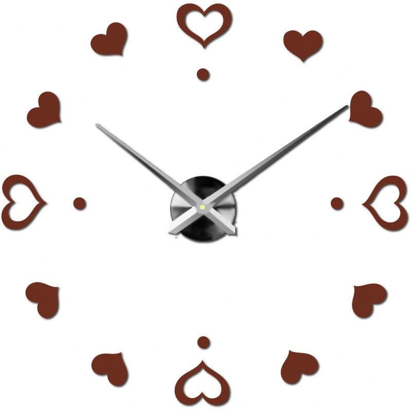 Öntapadós falióra, luxus óra stenten, műanyag óra