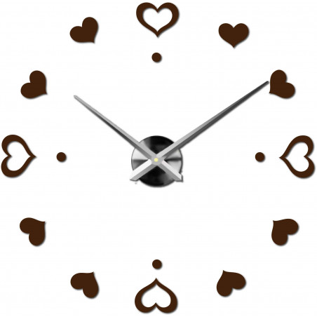 Öntapadós falióra, luxus óra stenten, műanyag óra