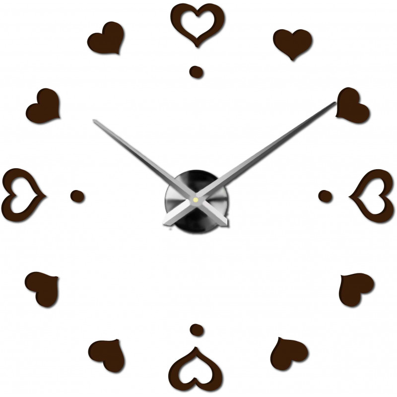 Öntapadós falióra, luxus óra stenten, műanyag óra