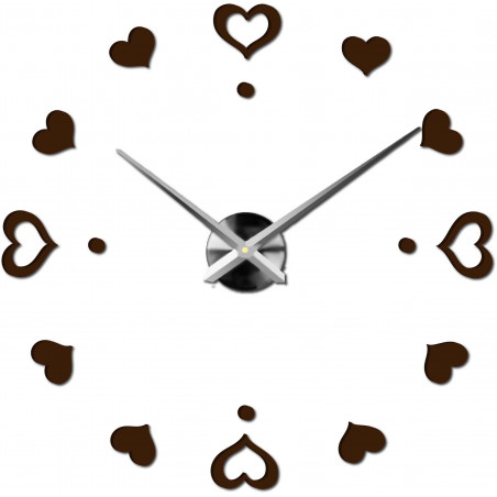 Öntapadós falióra, luxus óra stenten, műanyag óra